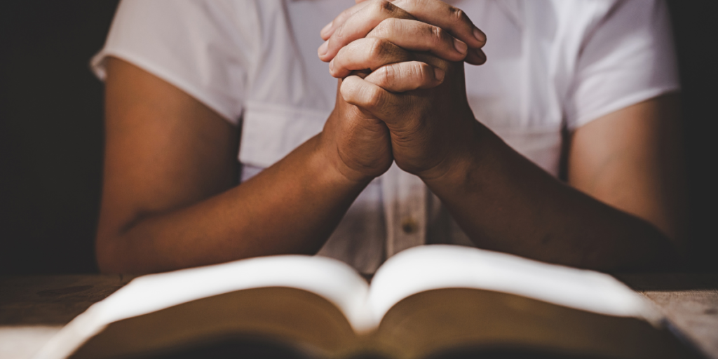 woman in prayer